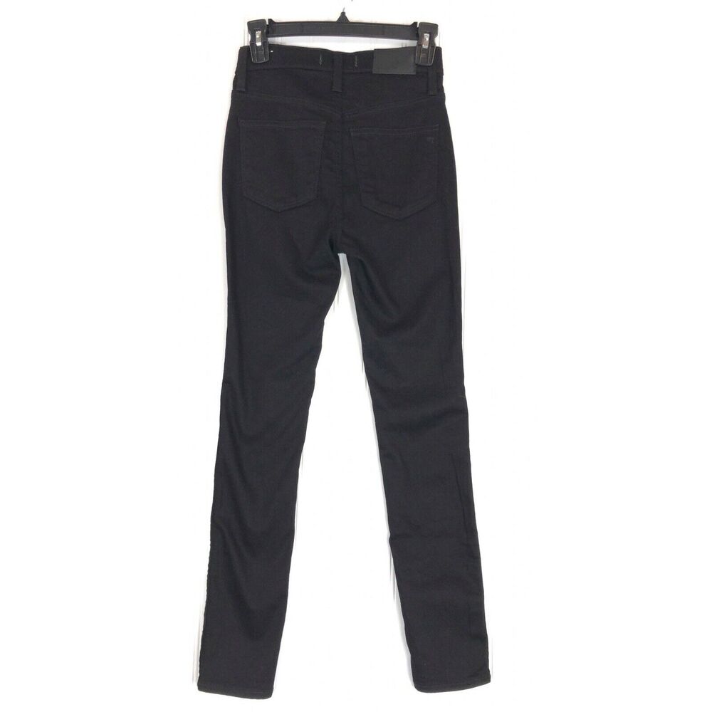 Madewell Womens size 24 jeans black 10" high rise skinny - Picture 3 of 5